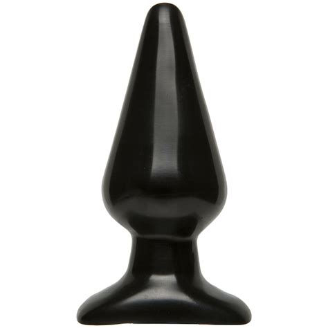 Doc Johnson Classic Butt Plug - Smooth Black - Large Size Toy | eBay
