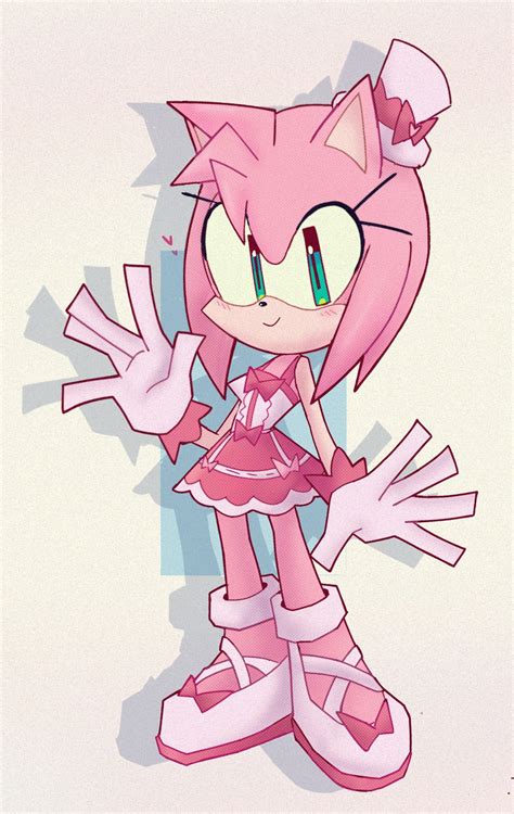 amy rose and amy rose (sonic and 1 more) drawn by amyrosesimp1 | Danbooru