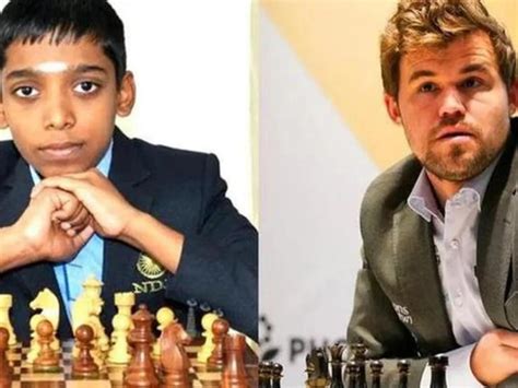 Magnus Carlsen applauds Pragnananda for draw the match