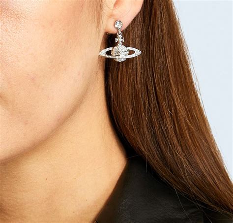 Vivienne Westwood Mini Bas Relief Pendant Necklace Drop Earrings Set ...