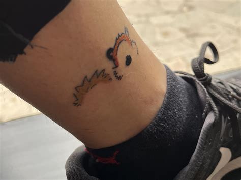 calvin and hobbes tattoo 2