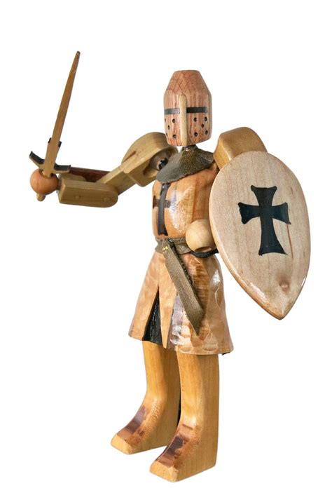 Wooden Medieval Knight Action Figure Handmade Toy by Heretic - Etsy