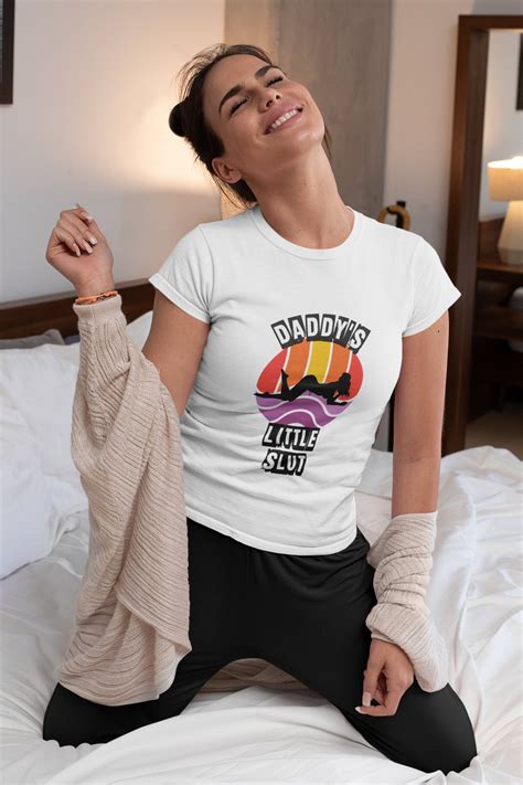 Daddys Little Slut T-Shirt Daddy Dom Tee Submissive | Etsy