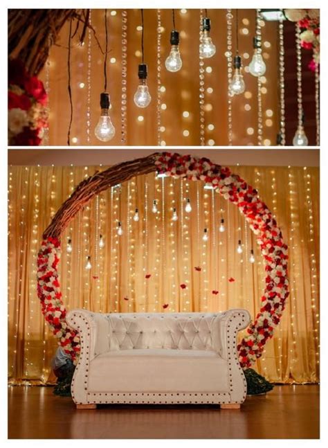 engagement stage decoration ideas perfect  adding oomph
