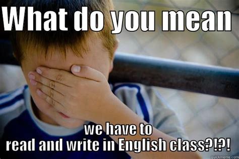 English class memes – English 110