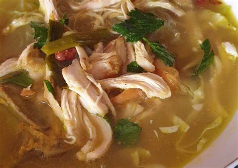 resep soto ayam bumbu rempah soto kuning oleh ekafrianti cookpad