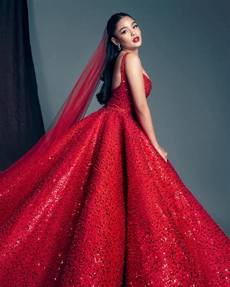 Andrea Brillantes shimmers in a red bridal gown | Cebu Daily News