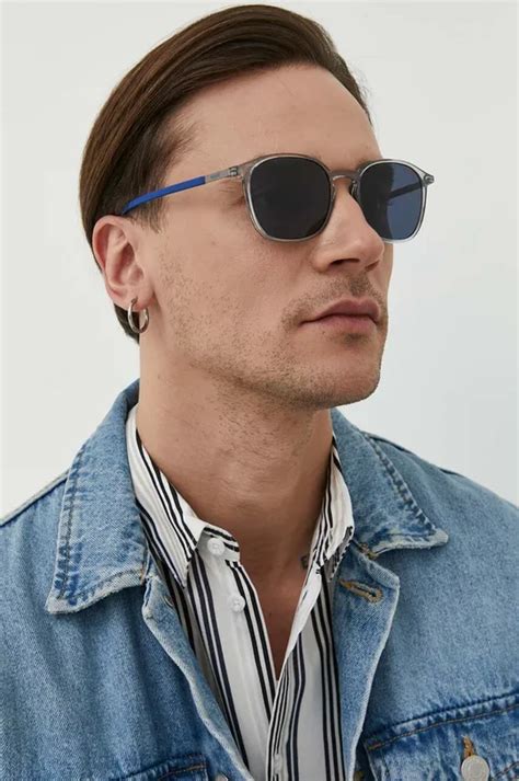 Солнцезащитные очки HUGO мужские цвет серый | ANSWEAR.ua