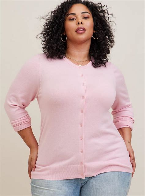 Plus Size - Everyday Soft Cardigan Crew Sweater - Torrid