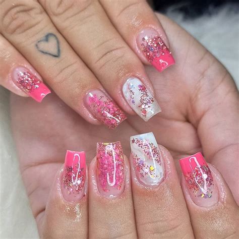 Decorações De Unha Rosa - Desenhos De Unhas Rosa Para Casamento