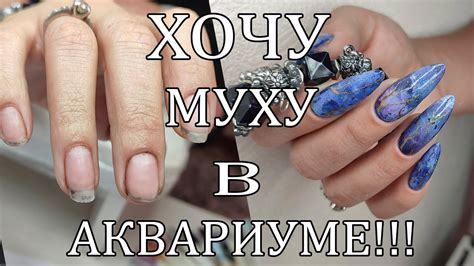ОПЯТЬ ГРЯЗЬ ПОД НОГТЯМИ // НАРАЩИВАНИЕ В 13 // ХОЧУ МУХУ В АКВАРИУМЕ ...