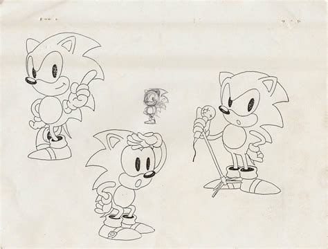 WEIRDLAND TV — Concept art for the original SONIC THE HEDGEHOG...