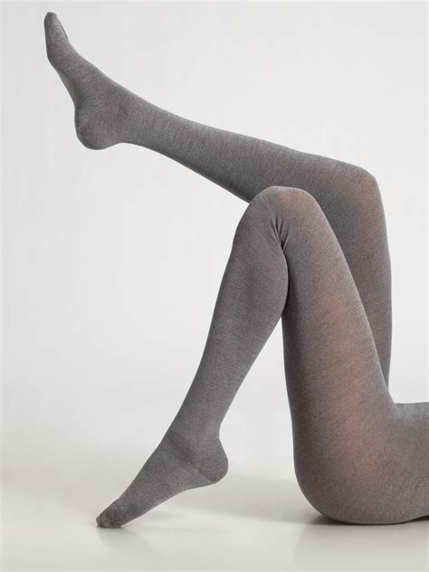 Lyst - Falke Merino Wool Ribbed Tights in Gray