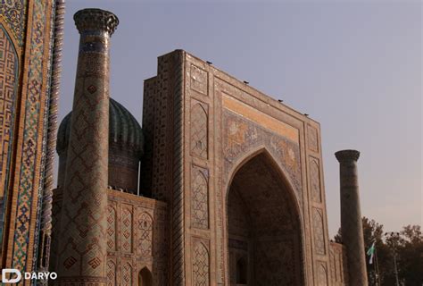 Samarqanddagi Tillakori madrasasi Buyuk Britaniyaning sayyohlik qo ...