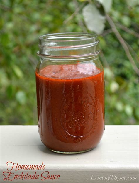 Homemade Enchilada Sauce - Lemony Thyme