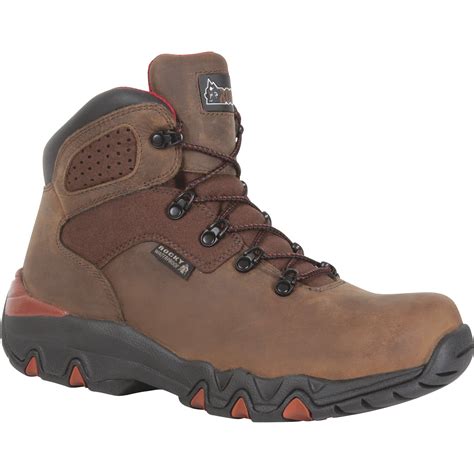 Rocky Bigfoot Steel Toe Hiking Boots — Brown, Size 16 Extra Wide, Model