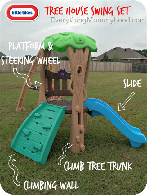 Little Tikes Tree House Swing Set Review & Giveaway - ends 9/21 ...