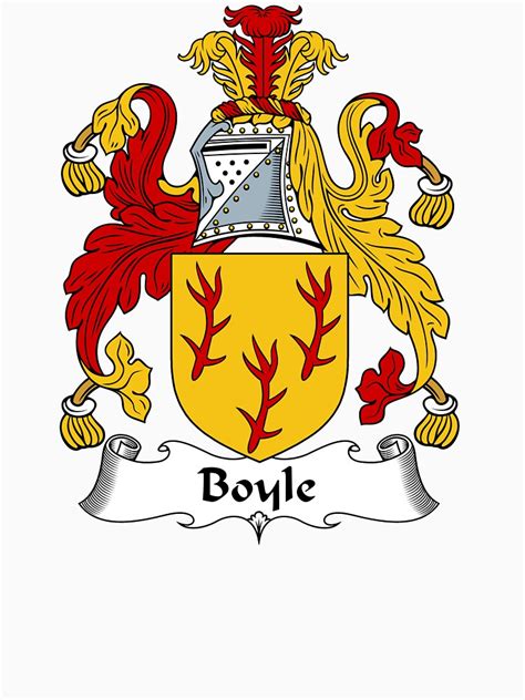 "Boyle Coat of Arms / Boyle Family Crest" T-shirt by ScotlandForever ...