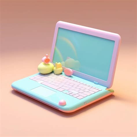 dibujos animados pc computadora  foto premium