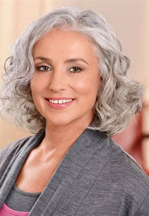 Hairstyles For Grey Hair Women Over 50