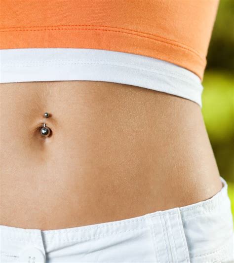 Pictures Of A Healing Belly Button Piercing Online | bellvalefarms.com