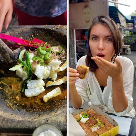 She tried different authentic Asian Street Food! 🔥 Some were super hot