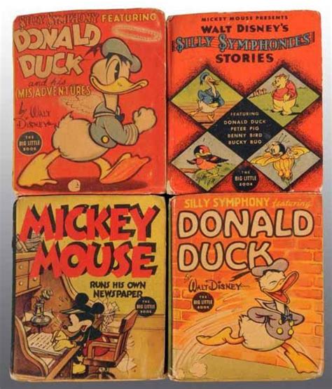 Lot of 4: Disney Big Little Books.