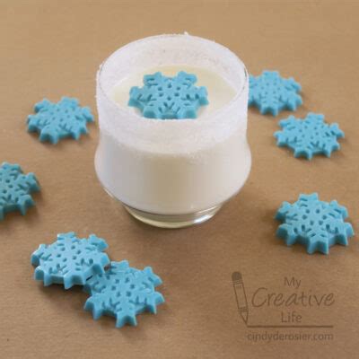 winter mint snowflakes fun family crafts