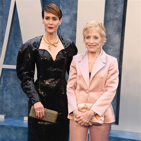 sarah paulsons wife meet  partner holland taylor