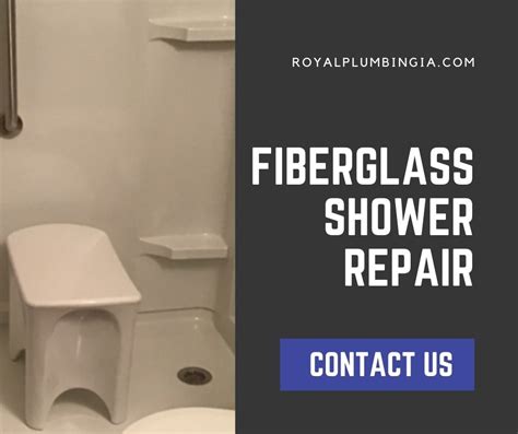 Fiberglass Shower Repair - Royal Plumbing
