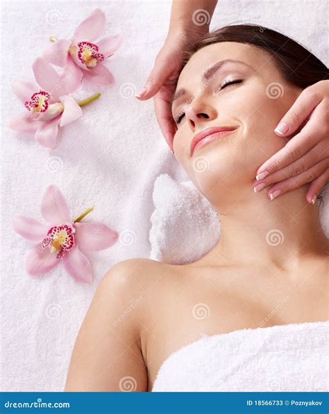 Young Woman Having Massage. Stock Image - Image of female, exotic: 18566733