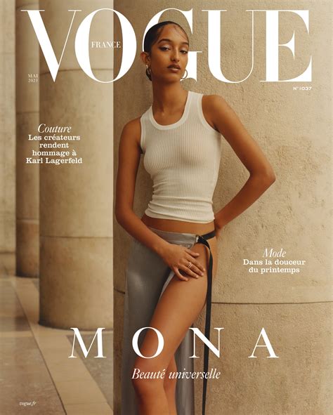 Mona Tougaard is the cover star of the May 2023 edition of Vogue France ...
