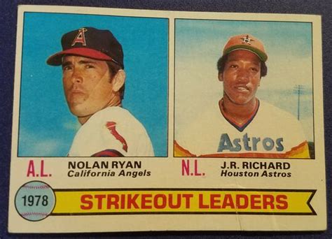 Mavin | 1978 Topps Nolan Ryan J.R. Richard Strikeout Leaders #6