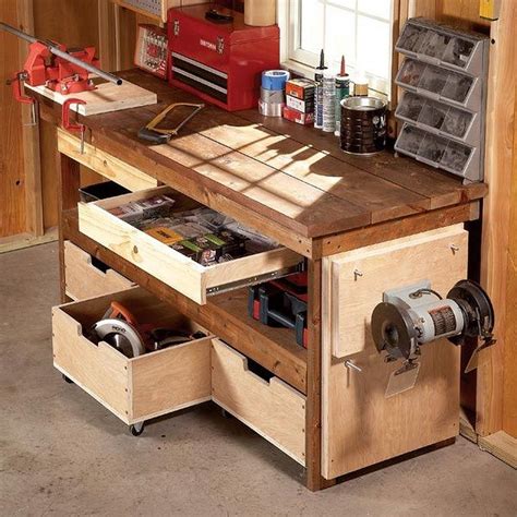 Maximizing Your Garage Space With A Workbench - Garage Ideas