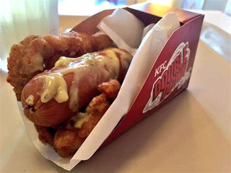 KFC Unveils Double Down Dog; Fried Chicken Wrapped Hot Dog