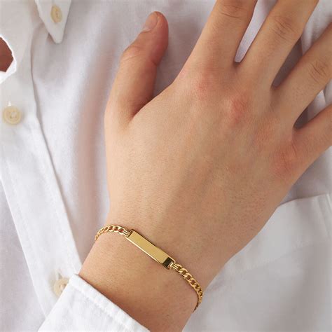 bracciale  targhetta lhomme  oro giallo  stroili