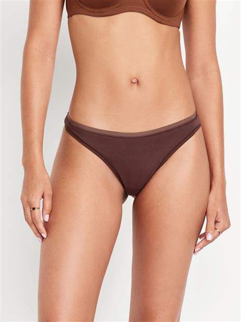 Low-Rise Everyday Cotton Thong | Old Navy