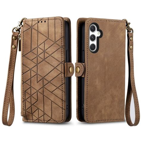 Peňaženkové puzdro Purse case hnedé – Samsung Galaxy A25 5G | Lacné Kryty