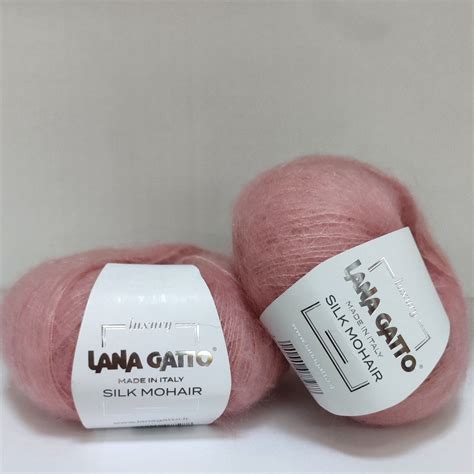 Lana Gatto Silk Mohair Мохер З Шовком Колір Пудра — в Категории "Пряжа ...