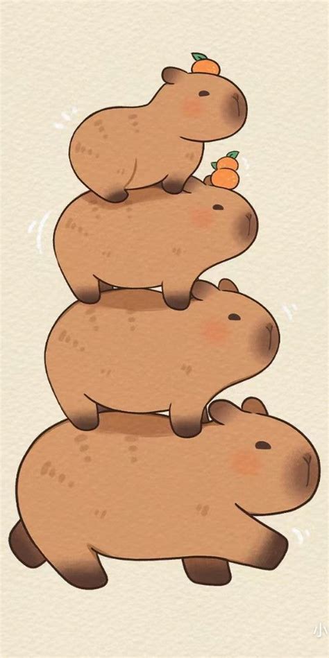 Capivara Desenho Fofo Pinterest - Foto De Desenho De Capivara