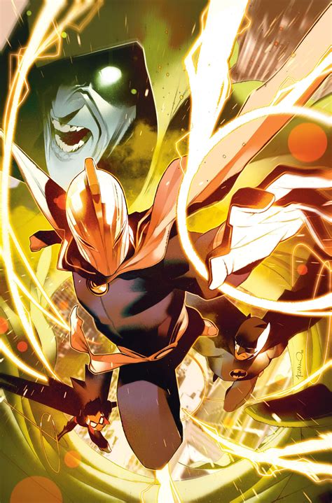 Batman Dons Doctor Fate's Helmet to Fight Robin in Epic Cover Art