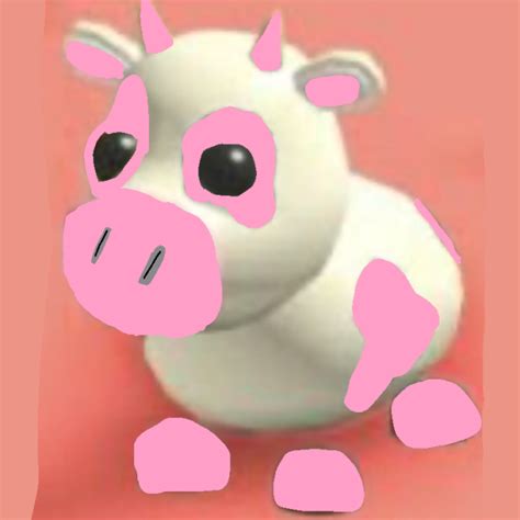 Strawberry cow adopt me pet on roblox - ibisPaint