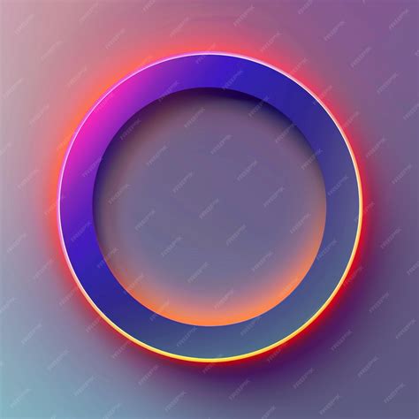 circular gradient background premium ai generated image