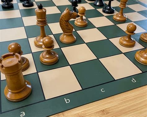 Green and Tan Leather Chess Board - Etsy