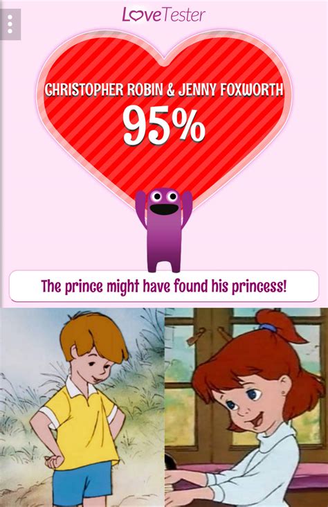 Christopher Robin/Jenny Foxworth Love Tester by adamhatson on DeviantArt