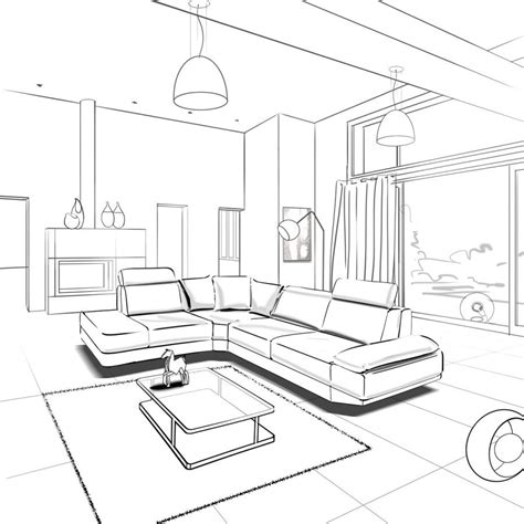 Perspective House Drawing at GetDrawings | Free download