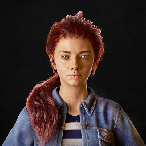 REALISTIC 3D FEMALE CHARACTER FACE - FlippedNormals