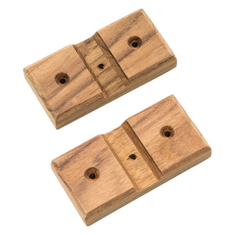 whitecap     wood teak storage mount bracket  pieces
