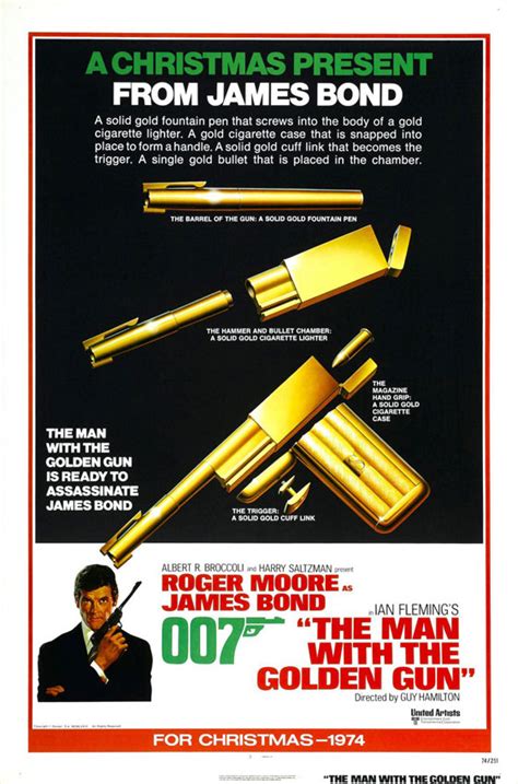 The Man With the Golden Gun (1974) Poster #1 - Trailer Addict