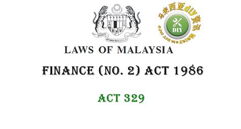 finance   act  malaysia diy info